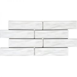 Pukka Tile Beyaz Artisan Brick Mozaik