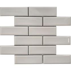 Pukka Tile Kirik Beyaz 2x6 Bevelled Brick Mozaik