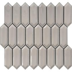 Pukka Tile Kirik Beyaz Small Picket Mozaik