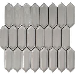 Pukka Tile Açik Gri Small Picket Mozaik