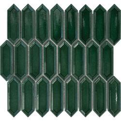 Pukka Tile Zümrüt Yeşili Small Picket Mozaik