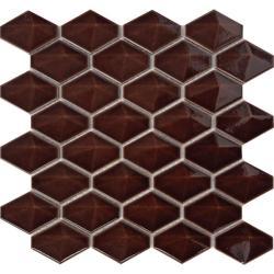 Pukka Tile Solid Signature Merlot Kahverengi Mozaik