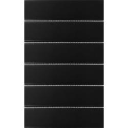 Pukka Tile Siyah Mat Flat Brick Mozaik