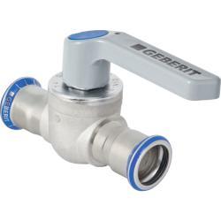 Geberit Mapress çalıştırma kollu paslanmaz çelik küresel vana d=35mm PN=16bar