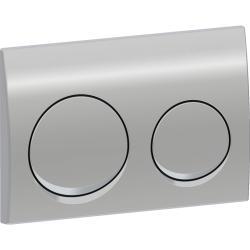 Geberit 2 kademeli deşarj için Alpha25 yuvarlak kumanda kapağı 21,3x1,6x14,2 cm Krom / Parlak