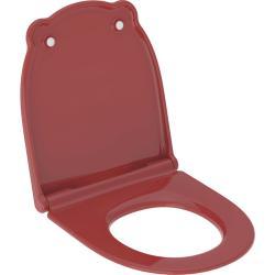 Geberit Bambini çocuk klozet kapağı EasyMount 34x40x5,5 cm Koyu Kırmızı İndirme otomatiği=Hayır