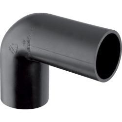 Geberit Adaptör conta için PE 90° sifon dirseği Siyah d=56mm d1=63mm di=57mm