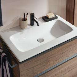 Geberit iCon mobilyalı lavabo 60x48x13 cm Beyaz 60x48cm Batarya deliği=Orta Taşma=Yok uygulama örneği