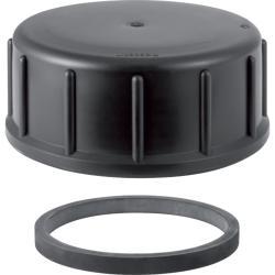 Geberit PE kapak Siyah d=90mm