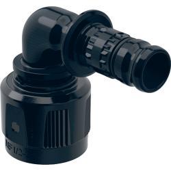 Geberit Mepla MasterFix’li 90° geçiş dirsek Pvdf d=20mm RpMF=1/2″