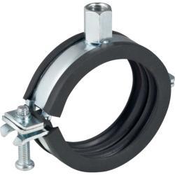 Geberit Mepla izolasyonlu boru kelepçesi, M8 / M10 somun ile 15,3x8,1x2,8 cm Galvanizli Çinkolu