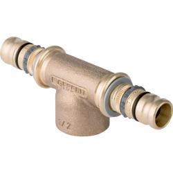 Geberit Mepla iç dişli T parçası Malzeme=Kurşunsuz tunç d=63mm Rp=1″ d1=63mm