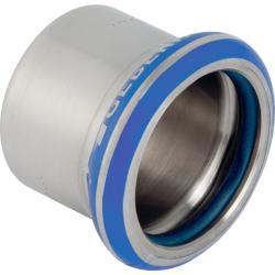 Geberit Mapress Paslanmaz Çelik kapak (FKM mavi) d=108mm