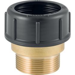 Geberit PE dış dişli ve sıkıştırma bağlantılı geçiş manşonu d=56mm R=2″