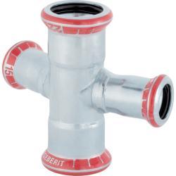 Geberit Mapress Karbon Çeliği 30° azaltıcı çapraz parça d=18mm d1=15mm