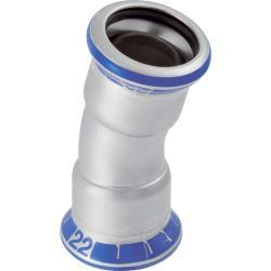 Geberit Mapress Paslanmaz Çelik dirsek 15° d=28mm