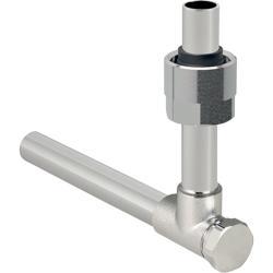 Geberit Mepla Kapatılabilir 90° metal boru geçiş dirsek, Euro cone cıvata bağlantısı ile