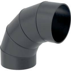 Geberit PE bölümlü dirsek Siyah 90° d=315mm