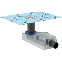 Geberit Girişte 90–220 mm şap yüksekliği için CleanPoint duş zemini gideri 13x30x9 cm
