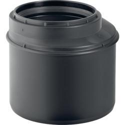 Geberit Silent-PP eksantrik redüksiyon, kısa Siyah d=110mm d1=75mm