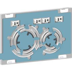 Geberit 2 kademeli deşarj için Sigma50 yuvarlak kumanda kapağı, metal rengi 24,6x1x16,4 cm Montaj plakası 115.884.00.1