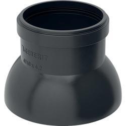 Geberit PE buhar başlığı Siyah d=160mm DN=150