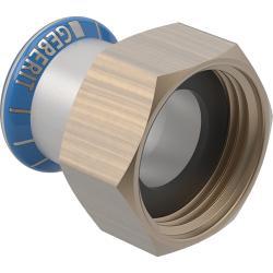 Geberit Mapress Paslanmaz Çelik rakor somunlu adaptör (LABS içermez) d=15mm di=13mm G=3/4″