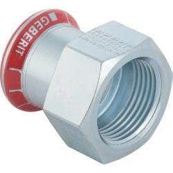 Geberit Mapress Karbon Çeliği iç dişli adaptör d=22mm Rp=1″