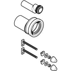 Geberit asma klozet için bağlantı seti, sabitleme malzemesi ile, kademeli d=90mm d1=45mm