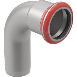 Geberit Mapress Karbon Çeliği eklenti uçlu dirsek 90° d=76.1mm