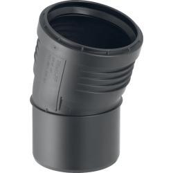 Geberit Silent-PP dirsek Siyah 15° d=40mm