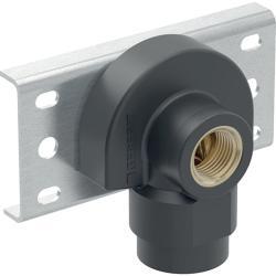 Geberit Mepla MF 1/2" dış dişli 90° batarya bağlantı dirseği, ön montajı yapılmış, tekli Malzeme=Kurşunsuz silikon bronz RMF=1/2″ Rp=1/2″ L1=4cm