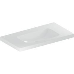 Geberit iCon Light etajerli lavabo 90x48x16 cm Beyaz 90x48cm Batarya deliği=Yok Taşma=Yok Etajer alanı=Her iki tarafta
