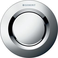 Geberit tip 01 uzaktan kumanda, yuvarlak, pnömatik, 1 kademeli deşarj, gömme basma butonu Krom / Parlak