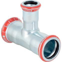 Geberit Mapress Karbon Çeliği inegal T parçası d=108mm d1=54mm d2=108mm