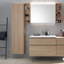 Geberit dikdörtgen raf 22,5x13,2x70 cm Beyaz / Parlak uygulama örneği