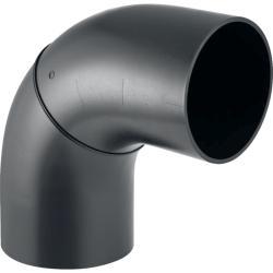 Geberit PE bölümlü dirsek Siyah 90° d=200mm