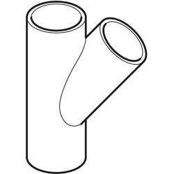 Geberit PE 45° çatal Siyah d=315mm d1=110mm