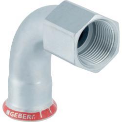 Geberit Mapress Karbon Çeliği iç dişli 90° geçiş dirseği d=42mm Rp=1 1/2″