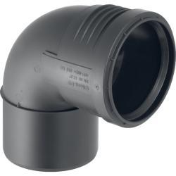 Geberit Silent-PP dirsek Siyah 87.5° d=40mm