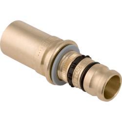 Geberit Mepladan Mapresse geçiş, eklenti ucu ile Malzeme=Kurşunsuz tunç d=50mm d1=42mm