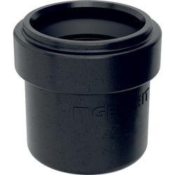 Geberit PE azaltıcı contalı manşon, dudaklı contalı Siyah d=63mm