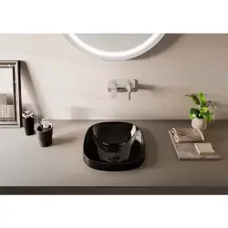VitrA Frame Tezgahüstü lavabo, Mat Siyah — 5654B483-0016