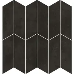 VitrA 30x30, Cemental, Kesme Mozaik, Siyah, R10B