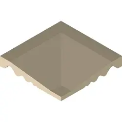 VitrA 10x10, Uni, Döküm, Fildişi