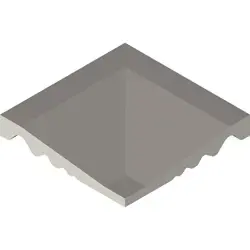 VitrA 10x10, Uni, Trim, Gri