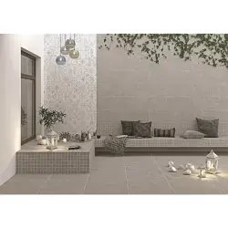 VitrA 5x5, Newcon, Kesme Mozaik, Gümüş Gri
