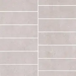 VitrA 5x15, Stonelevel, Kesme Mozaik, Grej