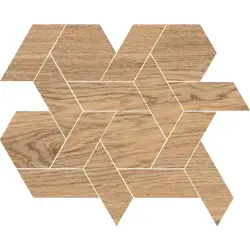 VitrA 40x40, Woodart, Kesme Mozaik, Meşe, R10A