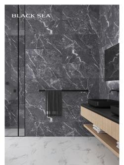 Güral Seramik Black-Sea Black Sea 30x90 Parlak Duvar Karosu